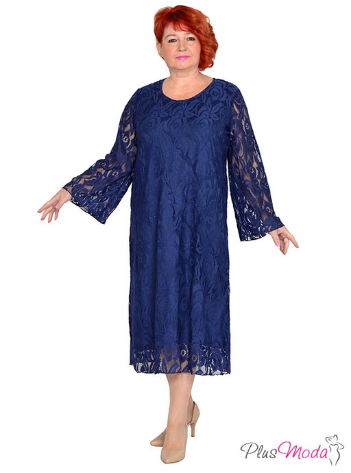 Платье Модель №1822 размеры 44-84 - Plusmoda фото 3