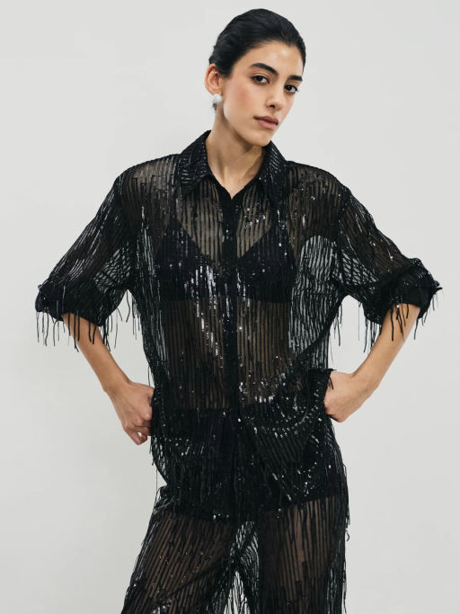 Блузка с пайетками / Zarina