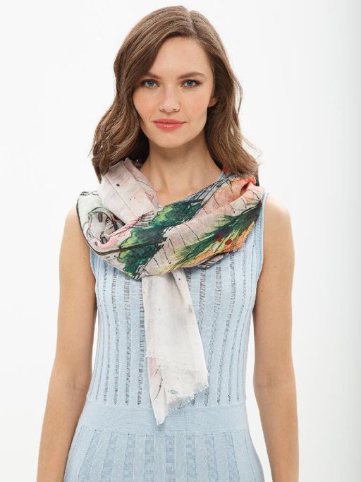 Палантин жен. бамб 90х180 LG68-026-11 - Labbra фото 3