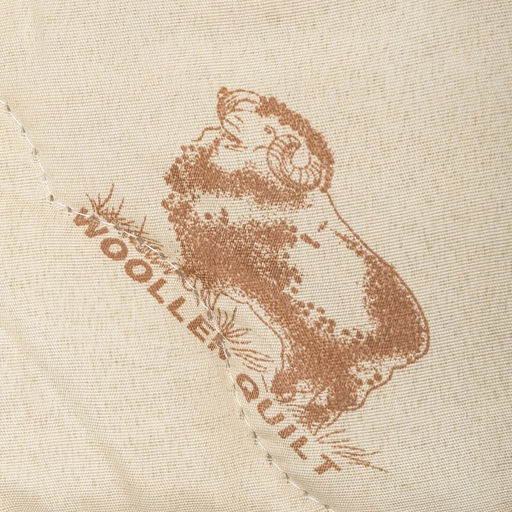 Одеяло облегчённое Адамас Овечья шерсть, размер 140х205 5 см, 200гр/м2, чехол п/э  фото 2