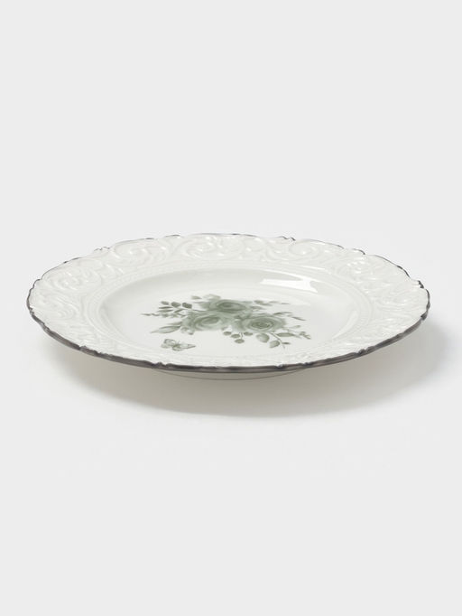 Тарелка десертная WY Floral Laceware, d=20 см, фарфор, белая