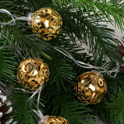 Гирлянда светодиодная 2 м 10 LED Шарики / GN11/уп 100/ - Галеонтрейд фото 4