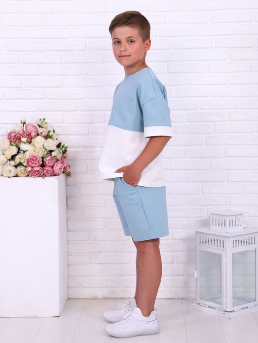 КМ-1001 Костюм Buono 2 (голубой) - Милаша фото 5