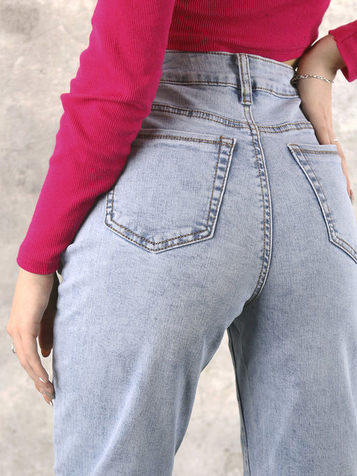 Джинсы женские МОМ D328 Уценка, Артикул: 88593 - Liketon фото 2