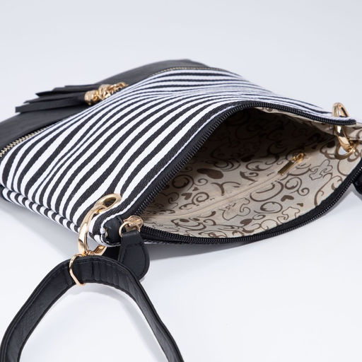 Сумка кросс-боди на молнии, цвет чёрный - Simaland фото 7