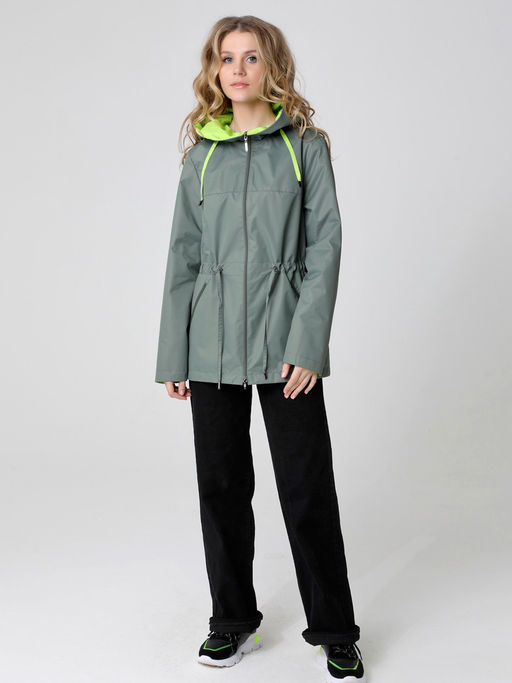 24142 Ветровка серо-зеленый - Dizzyway фото 5