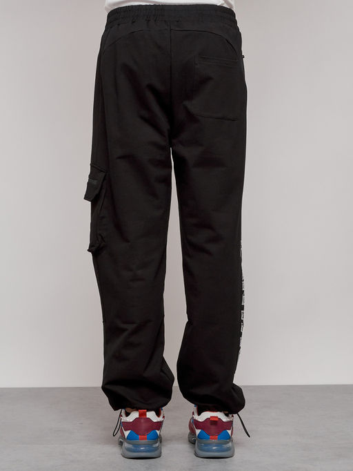 спортивные брюки 95%хлопок 5% эластан (двухслойная нить),Турция, черного цвета - Mtforce фото 11