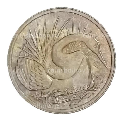 5 центов 1977 года Сингапур