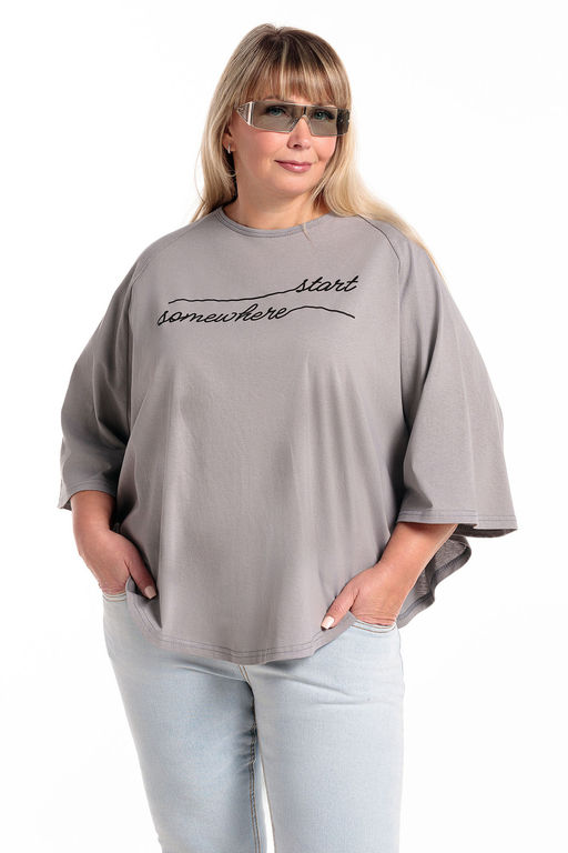 Пончо туника женская