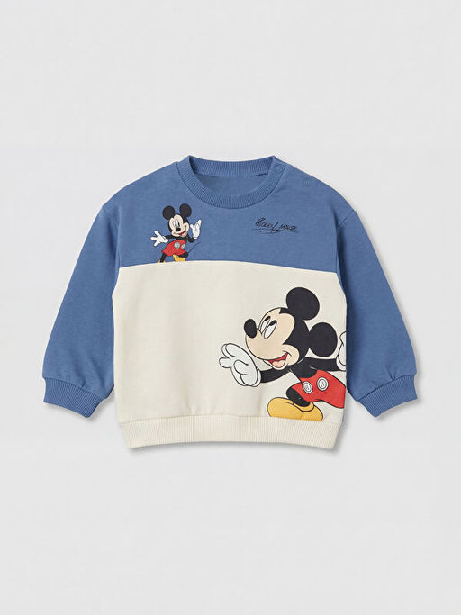 Mickey Mouse Bask?l? Erkek Bebek E?ofman Tak?m