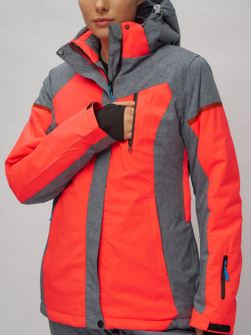 Горнолыжный костюм женский розового цвета 02272-2R - Chunmai фото 12