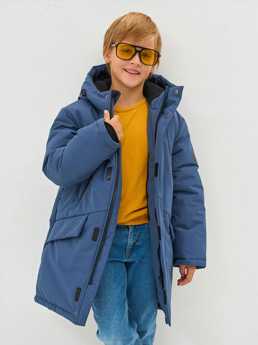 Куртка зимняя 25537-524 джинсовый