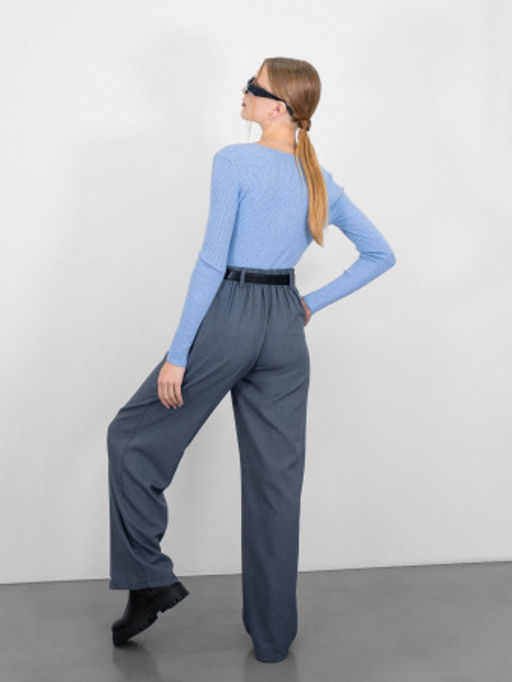 Джемпер Фрида (серо-голубой) One Size - Nadi bordo фото 6