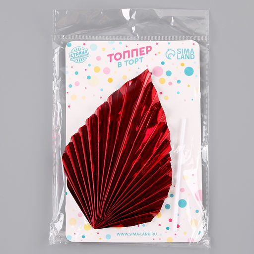 Топпер Перо, цвет красный - Страна карнавалия фото 11