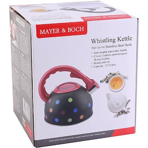 30956 Чайник 2,5 л со свистком нерж MB (х12) - Mayer&boch фото 4