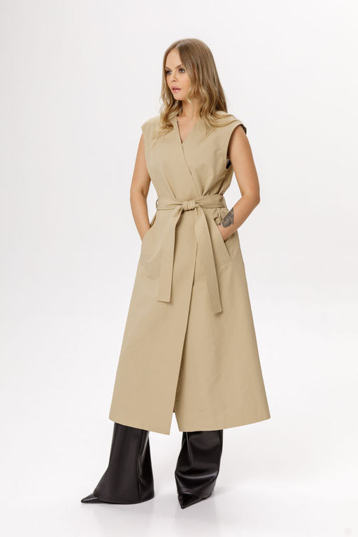 Плащ Pirs 6595 бежевый