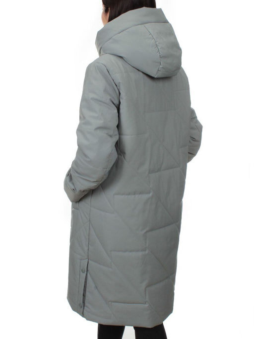 1132 GRAY Пальто зимнее облегченное женское (холлофайбер 150 гр.)