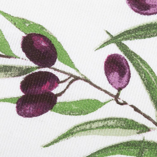 Фартук «Доляна» Olives, белый, 60×70 см, 100% хлопок, рогожка 164 г/м²