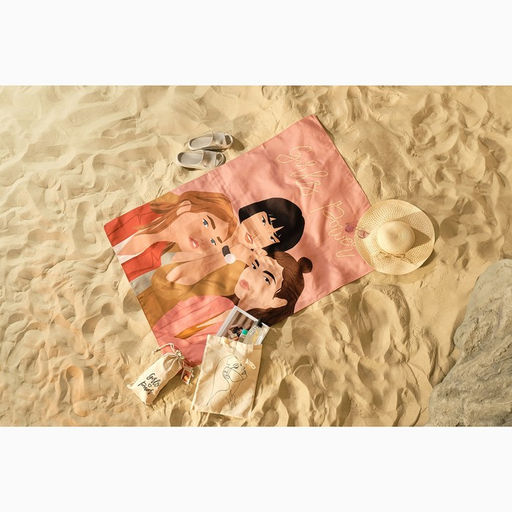 Полотенце пляжное Этель Girls power 96х146 см, 100% хлопок  фото 3