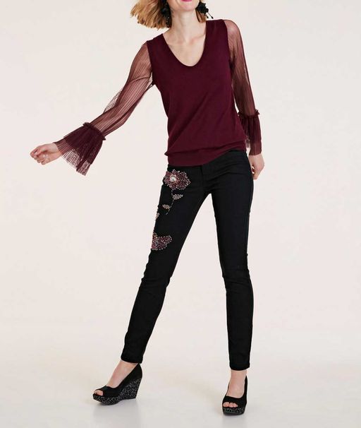 Пуловер, бордовый - Ashley brooke фото 3