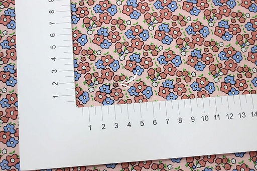 Штапель Аэлина цв.св.пыльная роза, ш.1.45м, вискоза-100%, 110гр/м.кв - Купава фото 2