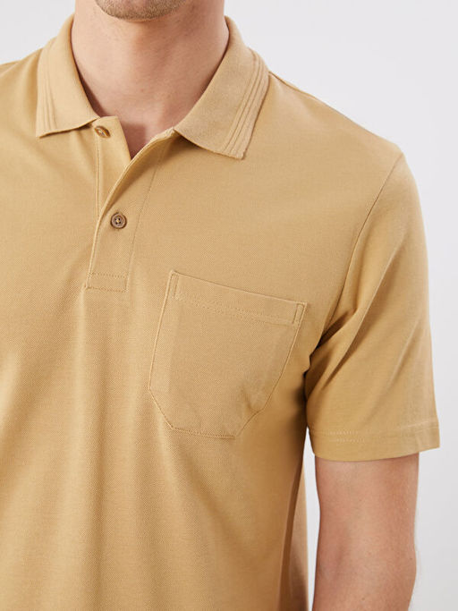 Polo Yaka K?sa Kollu Pike Erkek Ti??rt