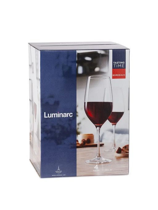 Набор бокалов ВРЕМЯ ДЕГУСТАЦИЙ БОРДО 4шт 580мл арт.P6815 /Люминарк/ - Luminarc фото 3