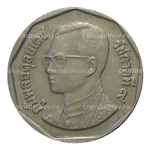 Монета 5 бат 2004 года Таиланд