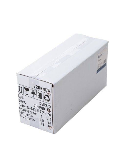 Люстра 12253/3, 3хE27, 60 Вт, кофе/золото