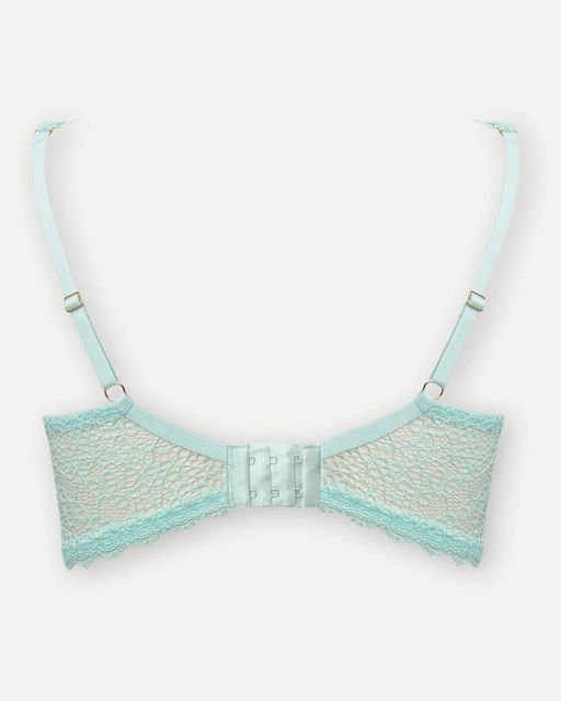 Кружевной бюстгальтер-бралетт зеленого цвета - Deseo фото 5