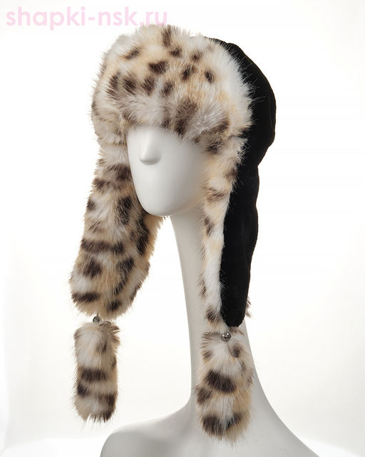 Норд кролик/рысь Ушанка женская (56-58)