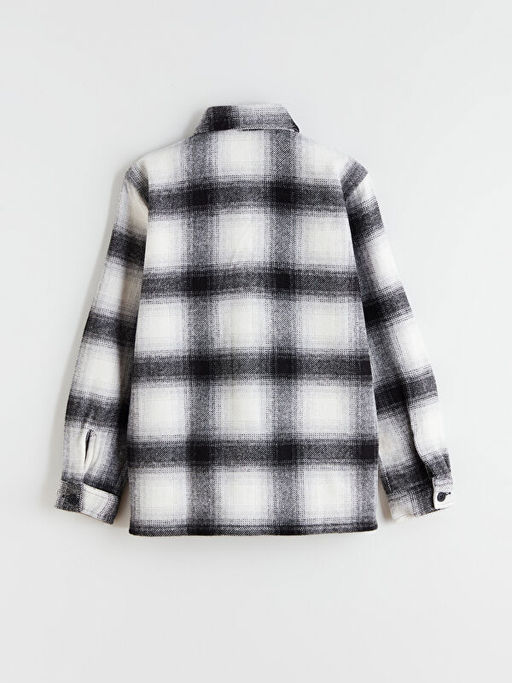 Uzun Kollu Ekose Erkek ?ocuk G?mlek