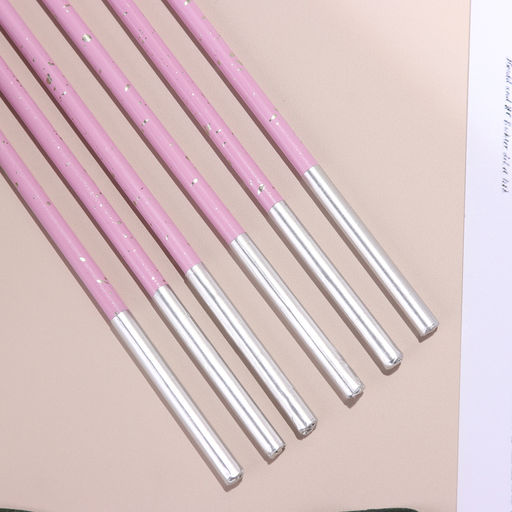 Цена за 2 шт. Свечи для торта «Исполнение желаний», 15 см, 6 шт., лавандовый цвет