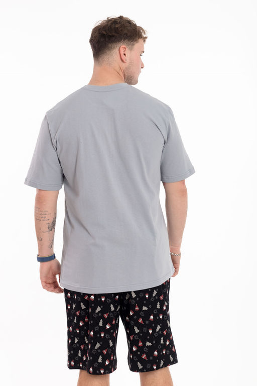 Пижама футболка и шорты М125115Псч