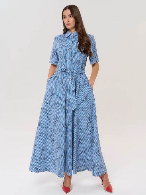 Платье женское 12421-35038 multicolor-blue