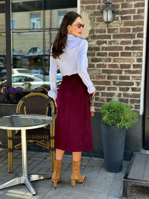 Юбка AURA 5064-164-Р винный