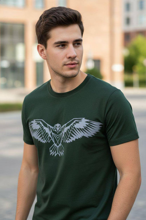 KM1883 Футболка (хлопок) ИЗУМРУДНЫЙ