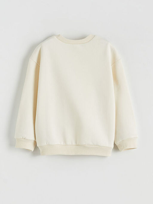 Bisiklet Yaka Erkek ?ocuk Kal?n Sweatshirt