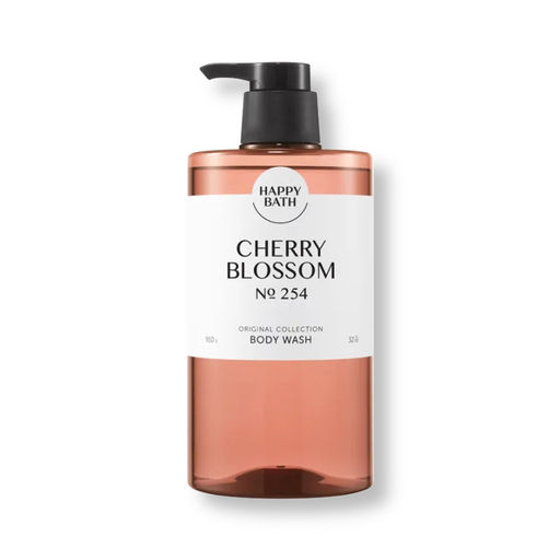 HAPPY BATH CHERRY BLOSSOM ORIGINAL COLLECTION BODY WASH №254 - Гель для душа с экстрактом сакуры, 910 мл