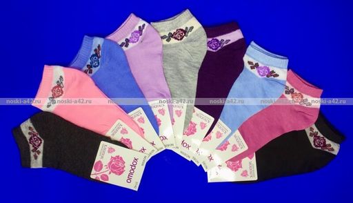 Цена за 12 пар. Следки женские Роза 36-42 (фактическим 36-40) фото 5
