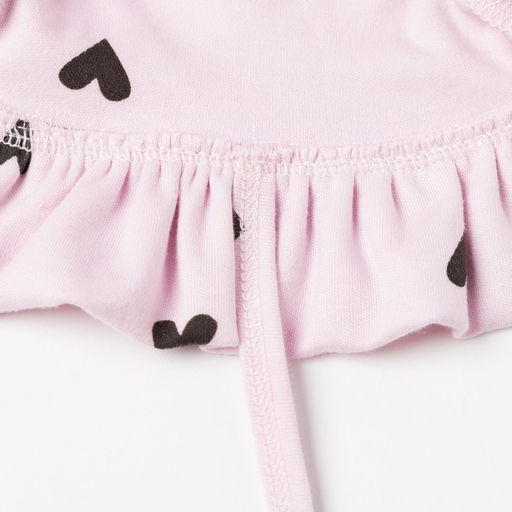 Панамка «Крошка Я. Сердечки», размер 44, розовая