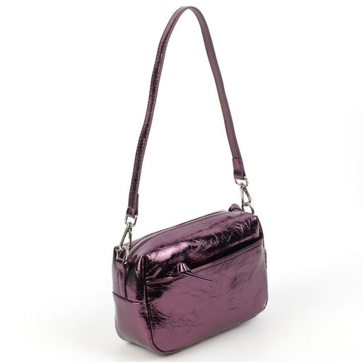 Женская кожаная сумка бочонок через плечо 0051-17 - Cidirro фото 4