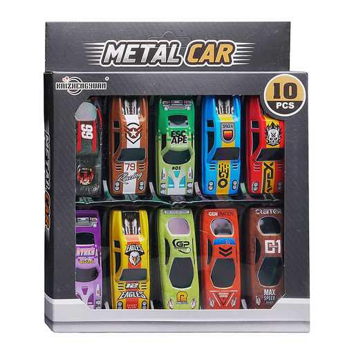 Набор машин "Стальной Гонщик" металл, в коробке