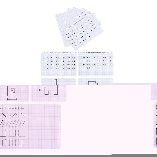 Развивающий набор Графические диктанты, пиши стирай, уровень 1 - Iq-zabiaka фото 2