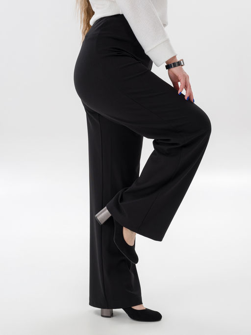 Брюки палаццо черные - Odis фото 12