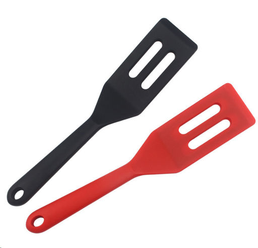 Лопатка с прорезями 20 см силиконовая / GR-720 /уп 300/