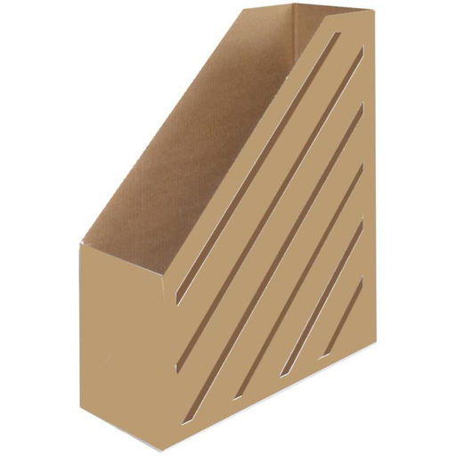 Цена за 10 шт. Накопитель-лоток А4, архивный, Calligrata, микрогофрокартон, 100 мм, до 900 л, бурый