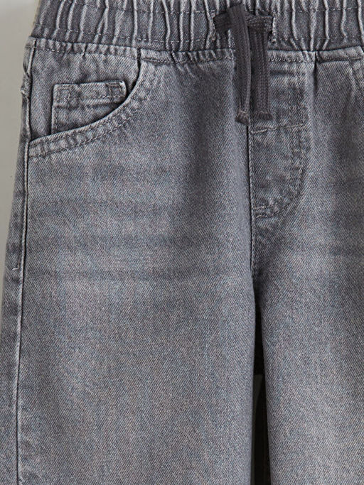Beli Lastikli Erkek ?ocuk Jean Pantolon