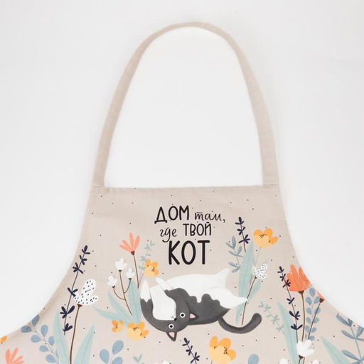 Фартук Этель Meow 60х70 см, 100% хл, саржа 190 г/м2  фото 3
