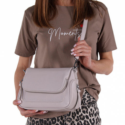 Сумка 1753Y l.gray Polina&Eiterou